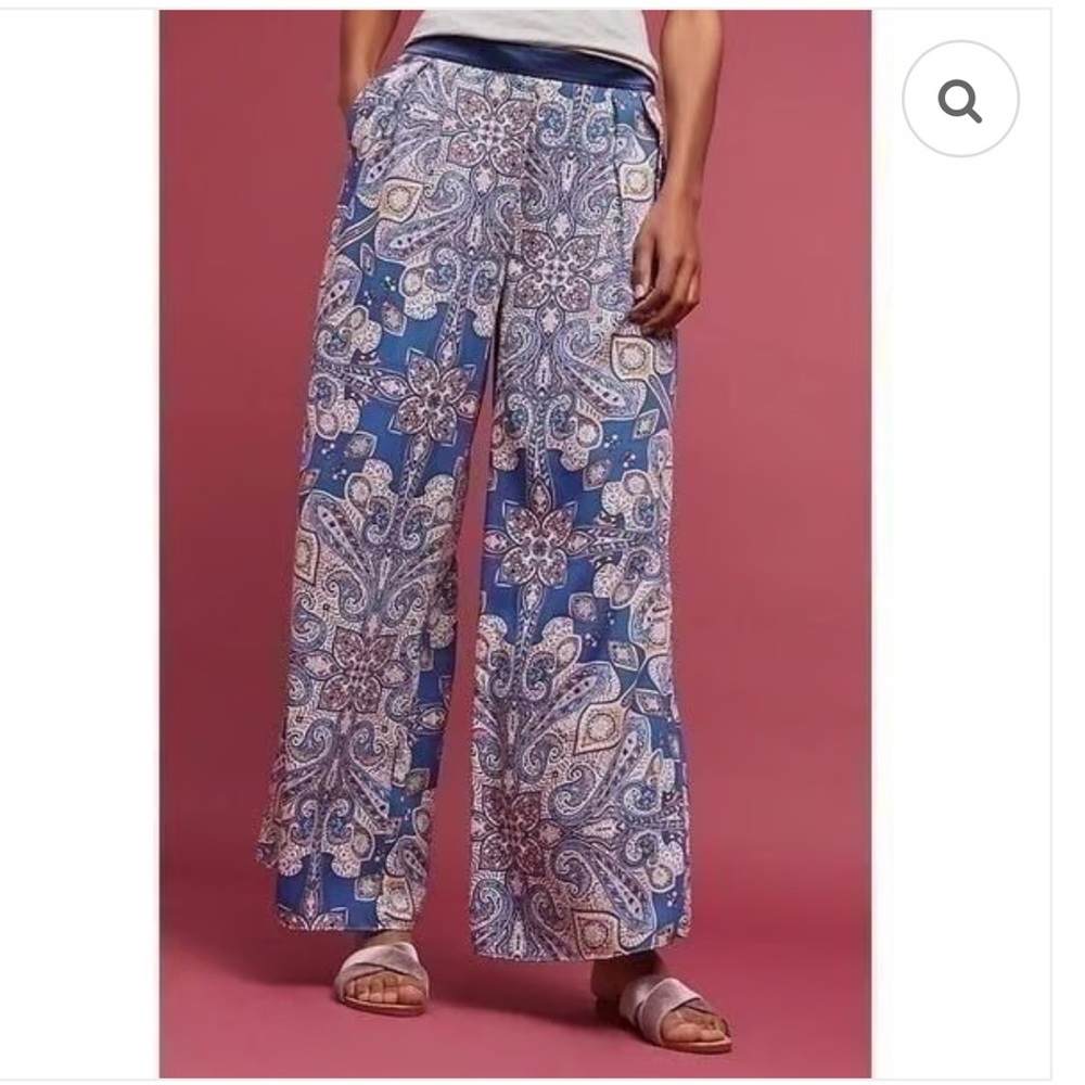 Elevenses by Anthropologie Ines Wide Leg Pants